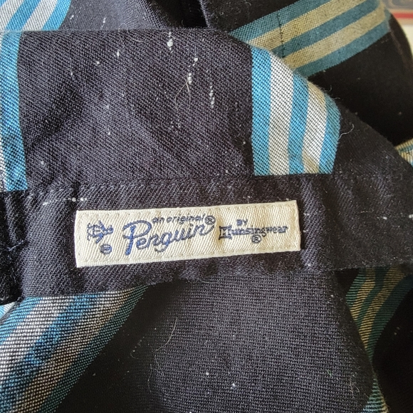 Original Penguin Long Sleeve Casual Button Down Blue Striped Men's XL - Picture 14 of 16